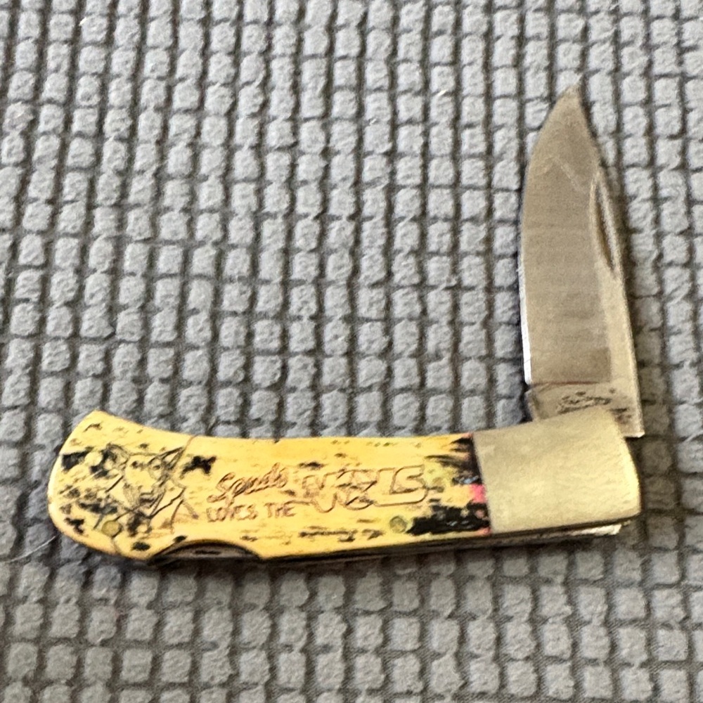 UT VOLS Yellow Folding Pocket Knife - Unbranded